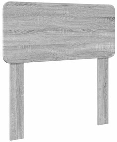 vidaXL Σκελετός Κρεβατιού Γκρίζο Σονομα 90 x 200 cm Μηχανήματος Ξύλο