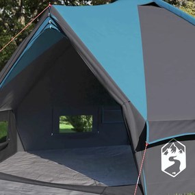 vidaXL Τέντα Τιπίνι 4-Ατόμων 4 άτομο Μπλε και Γκρι