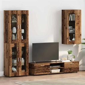 vidaXL Ντουλάπα τοίχου Παλαιό ξύλο 55 x 29 x 100 εκ Επεξεργασμένο ξύλο