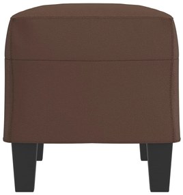 vidaXL Πάγκος Καφέ 70x35x41 εκ. από Συνθετικό Δέρμα