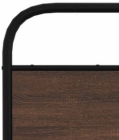 Πλαίσιο Κρεβατιού Χωρ. Στρώμα Καφέ Δρυς 120x200εκ. Επ. Ξύλο - Καφέ