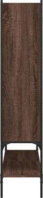 vidaXL Bookcase 10 επίπεδα Medium Brown Oak
