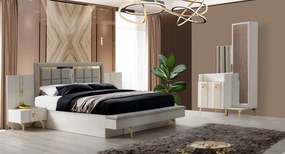 Stewehome Σετ Κρεβατοκάμαρας λευκό 160x200 cm