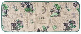 Χαλάκι Κουζίνας Chalet 3302 54X140cm Green Sdim 54X140 Πολυπροπυλένιο