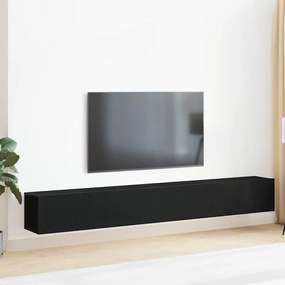 vidaXL Σετ επίπλου τηλεόρασης 3 pcs Μαύρη δρυς 80 x 30 x 30 εκ