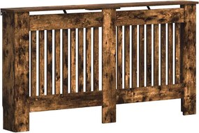 vidaXL Καπάκι Καλοριφέρ Καπνιστό Δρύς 152 x 19 x 81,5 cm