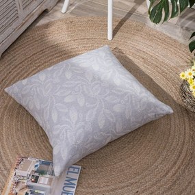 Μαξιλαροθήκη Διακοσμητική Δαπέδου Padova 04 Grey Teoran 65Χ65 Βαμβάκι-Πολυέστερ