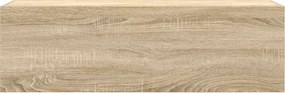 vidaXL Ντουλάπι τοίχου μπάνιου Sonoma Oak 100x25x30 cm