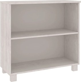 vidaXL Ντουλάπι HAMAR Λευκό 85 x 35 x 80 εκ. από Μασίφ Ξύλο Πεύκου