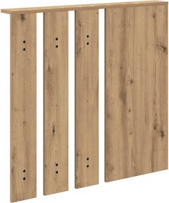 vidaXL Τοίχου Κρεμάστρα artisan δρυς 84 x 10 x 80 εκ.