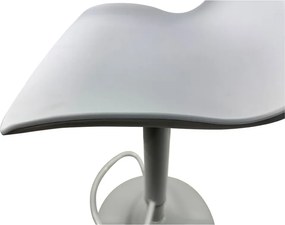 Σκαμπό Bar ArteLibre QUERIDA Λευκό PP/Μέταλλο 44x45x58/81-79/102cm
