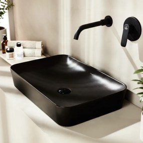 Creavit Ultra Black Matt 60x40 – Επιτραπέζιος Νιπτήρας Ultra-Thin