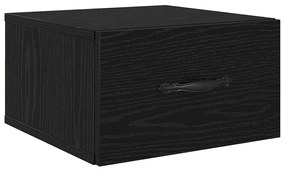 vidaXL Κομοδίνο Μαύρη δρυς 35 x 35 x 20 εκ Επεξεργασμένο ξύλο
