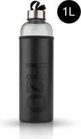 Glass Bottle F40128 Black