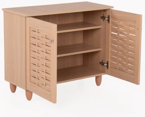 ΠΑΠΟΥΤΣΟΘΗΚΗ-ΝΤΟΥΛΑΠΙ CASSIOPE HM2208.09 ΜΕΛΑΜΙΝΗ ΣΕ ΧΡΩΜΑ ΦΥΣΙΚΟ 77Χ34Χ63.5Yεκ.