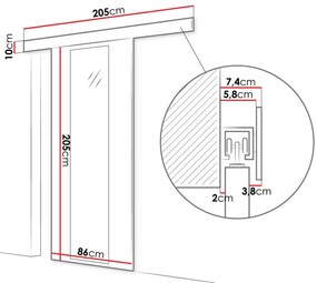 Συρόμενη πόρτα Marti IV-Leuko