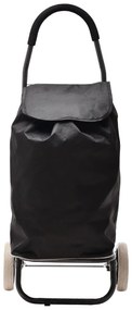 Καρότσι Λαΐκής Μεταλλικό-Υφασμάτινο Black Estia 46ltr-35,5x23,5x95,8εκ. 04-14940