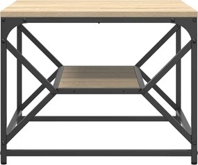vidaXL Τραπεζάκι σαλονιού Δρύς Sonoma 51 x 50 x 40 εκ.