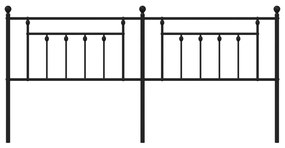 vidaXL Κεφαλάρι Μαύρο 200 εκ. Μεταλλικό