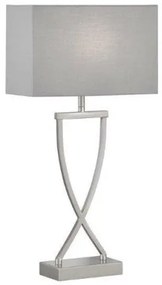 Επιτραπέζιο Φωτιστικό Γκρι-Νίκελ Anni 50459 Fischer Honsel-50459-Γκρι 50459