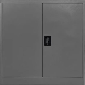 Μεταλλικό ντουλάπι Armon pakoworld ανθρακί 90x45x90εκ