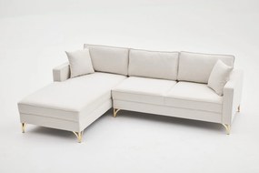 Corner Sofa Berlin Left - Cream, Gold Cream
Gold