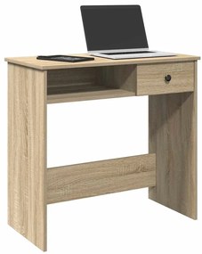 vidaXL Γραφείο Χρώμα Sonoma Δρυς 80 x 40 x 75 εκ. από Μοριοσανίδα