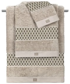 Πετσέτες Galleon (Σετ 3τμχ) Natural Guy Laroche Towels Set 70x140cm 100% Cotton