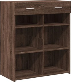 vidaXL Ντουλάπι Καφέ Δρυς 80x42,5x93 εκ. Επεξεργασμένο Ξύλο