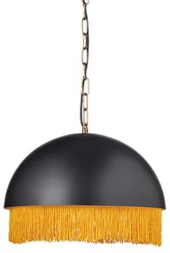 Φωτιστικό Οροφής Μονόφωτο DCR1711740P Black &amp; Orange Metal
