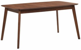 Τραπέζι Berwyn 912, Σκούρο ξύλο, 75x90x150cm, 27 kg, Ινοσανίδες μέσης πυκνότητας, Ξύλο, Ξύλο: Καουτσούκ | Epipla1.gr