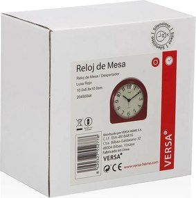 Bordklokke Versa Luxa Κόκκινο