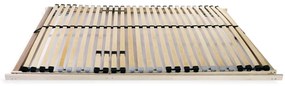 vidaXL Τελάρο Κρεβατιού με 28 Σανίδες &amp; 7 Ζώνες 120 x 200 εκ.