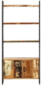 vidaXL Βιβλιοθήκη με 4 Επίπεδα 80x30x180 εκ. Μασίφ Ανακυκλωμένο Ξύλο