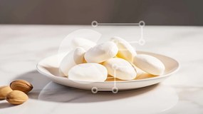 Σετ των 2 Intra Συλλεκτικό Ξύλινο Παζλ Plywood 4mm - Μπολ με αμύγδαλα και καρύδια στο τραπέζι Σε Ξύλινο Κουτί - Διαστάσεις: 10x10 cm – 25 κομμάτια