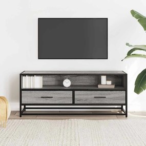 ντουλάπι τηλεόρασης vidaXL Γκρι Sonoma 100x34,5x40 cm