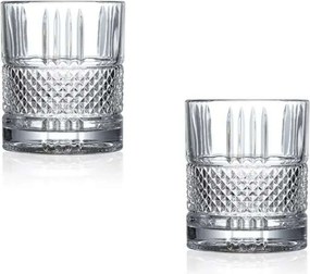 Whiskey Glass Set (2 Pieces) Big Baklava Transparent