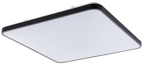 Φωτιστικό Οροφής - Πλαφονιέρα Agnes Square 8111 Led 64W 3000K 63,5X63,5cm Black Nowodvorski Metal, Plastic