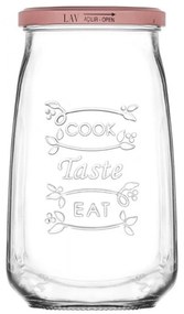 Βάζο Αποθήκευσης Tasty LVTAS105105Z 1050ml Clear-Bronze Lav Γυαλί