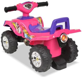 Γουρούνα ATV Παιδική Ηλεκτροκίνητη με Ήχο και Φως Ροζ / Μοβ - Πολύχρωμο
