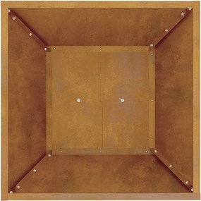 vidaXL Γλάστρα Πυλώνας Ασημί 40 x 40 x 100 cm