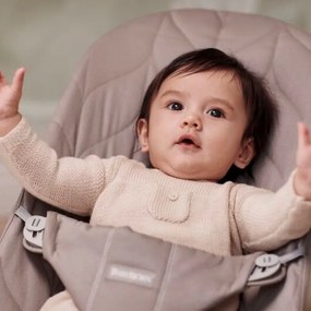 Ριλάξ BabyBjorn Bliss LGF Petal quilt Sand Grey