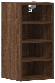 κρεμαστό ντουλάπι καφέ δρυς 30x29,5x60 cm Ξύλινη κατασκευή - Καφέ