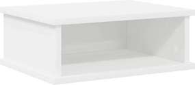 vidaXL Κομοδίνο 2 pcs Λευκό 40 x 31 x 15 εκ Επεξεργασμένο ξύλο