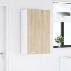 vidaXL Κρεμαστό ντουλάπι με αποθήκευση Δρύς Sonoma 60 x 31 x 100 εκ.