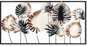 Διακοσμητικό Τοίχου Yildiz 930DYU1176 40x81cm Black-Rust Wallity Μέταλλο