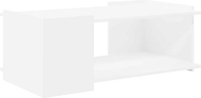 vidaXL Τραπεζάκι σαλονιού Λευκό 90 x 50 x 33 cm Επεξεργασμένο Ξύλο