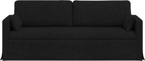 vidaXL Καναπές 180cm Μαύρο Μέταλλο