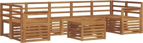 vidaXL Σετ Καναπέ 8 pcs Φυσικό Στερεό Ξύλο Ακακίας