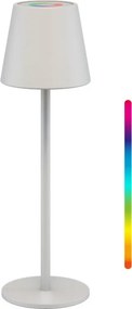GOOBAY επιτραπέζιο φωτιστικό 73928, RGB, επαναφορτιζόμενο, λευκό